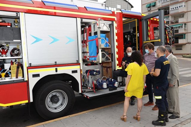 Nuevo camión de bomberos de Fuenlabrada.