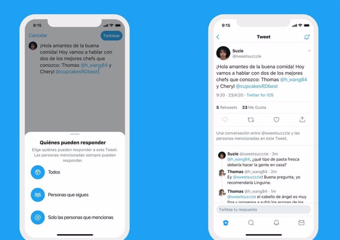 Twitter ya permite a todo el mundo elegir quién puede responder a una conversaci