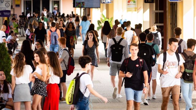 Estudiantes en la Universidad Pablo de Olavide