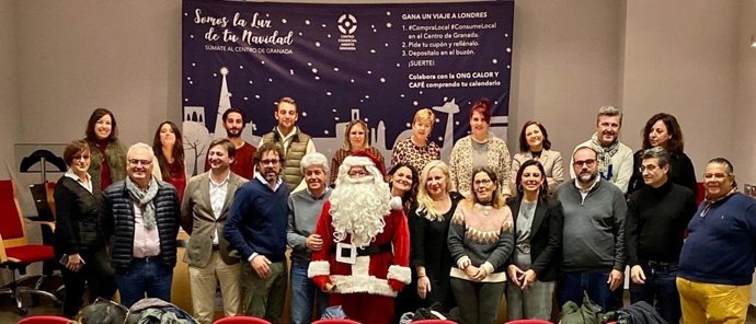 Imagen de la presentación de la campaña de Navidad del Centro Comercial Abierto de Granada, en imagen de archivo