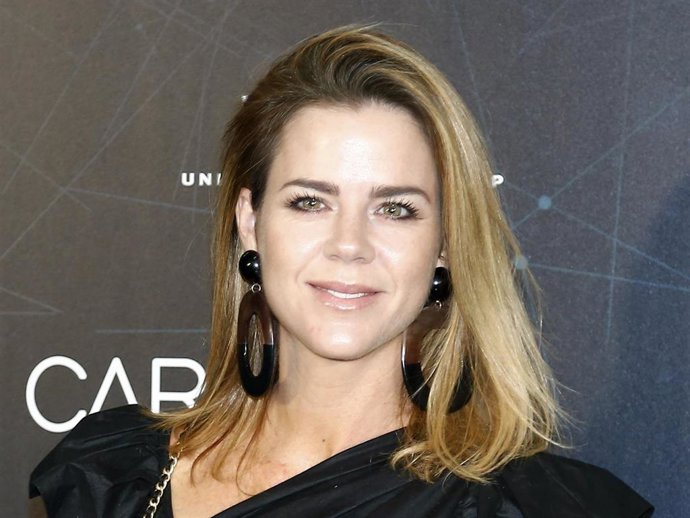 Amelia Bono posa sonriente en el concierto de Manuel Carrasco en el Wanda Metropolitano