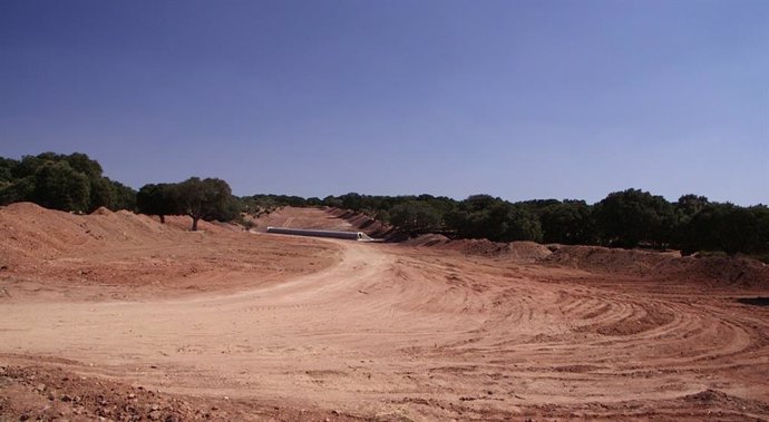 Apertura de pista para la mina de Retortillo (Salamanca). Mina uranio. Declaración de Impacto Ambiental