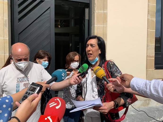 La parlamentaria de Vox e el Parlamento Vasco, Amaia Martínez