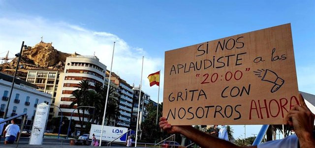 Manifestación de los MIR en Alicante