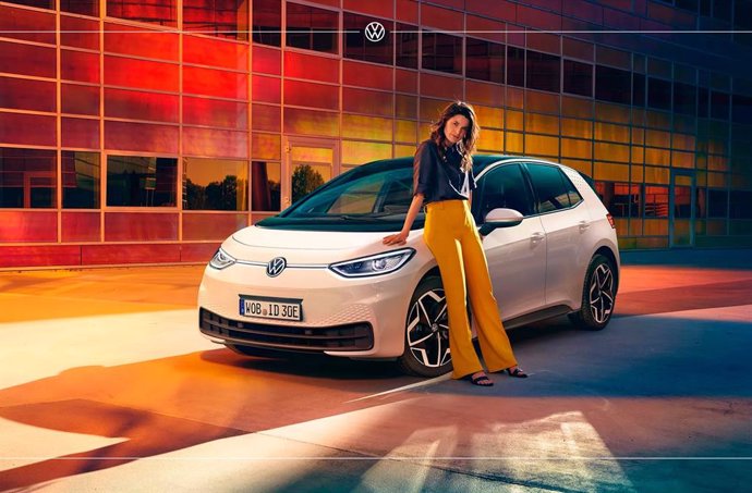 Imagen del nuevo ID.3 de Volkswagen 100% eléctrico.