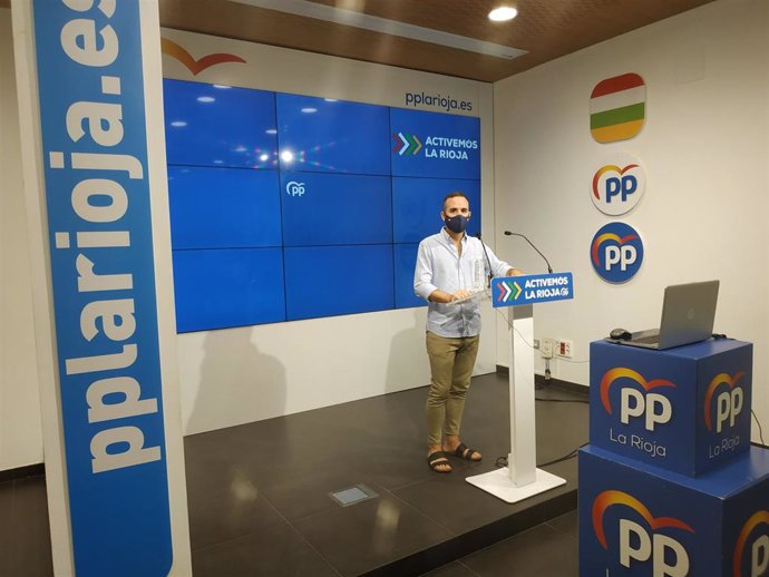 El portavoz del Grupo Municipal del PP en Villamediana, Rubén Gutiérrez