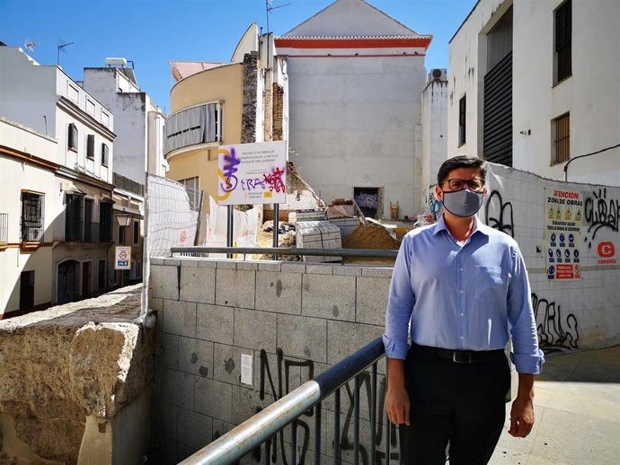 Álvaro Pimentel, portavoz municipal de Cs, en San Laureano