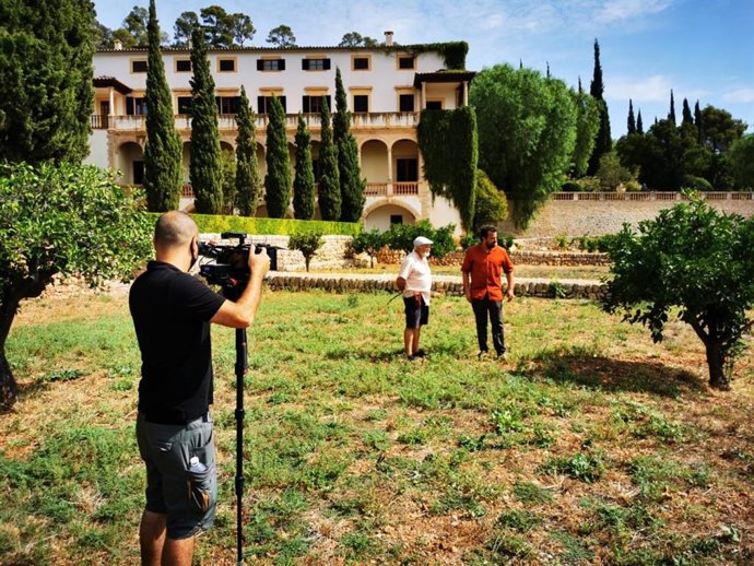 Imagen de la grabación del programa en Raixa.