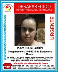 Buscan a una mujer de 35 años desaparecida este jueves en Santomera