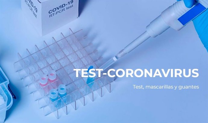 Portada de la web puesta en marcha para adquirir el test del coronavirus
