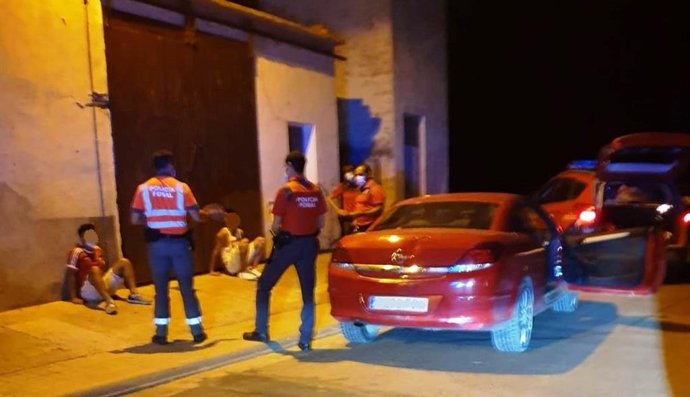 Momento de la actuación en Buñuel