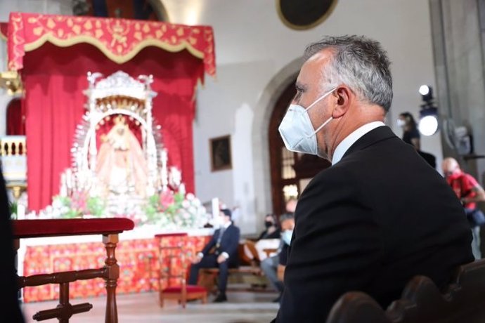 El presidente de Canarias, Ángel Víctor Torres, asiste al día de la Virgen de Candelaria