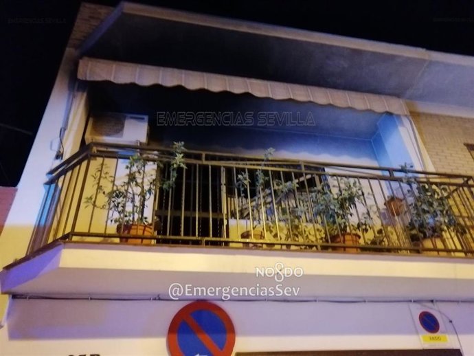 Incendio en la calle Torrepalma