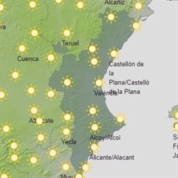Predicción meteorológica para este domingo 16 de agosto de 2020