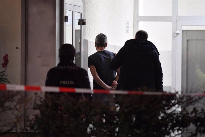 Imagen de archivo de un sospechoso detenido por el tiroteo de Hanau. 