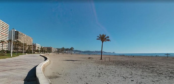 Playa de San Antonio, en Cullera (Valencia)