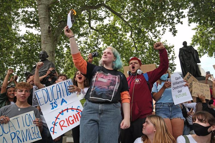 Protestas estudiantiles en Londres