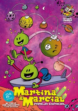 La editorial Cornoque reedita el cómic 'Martina y Marcial, pareja espacial'.