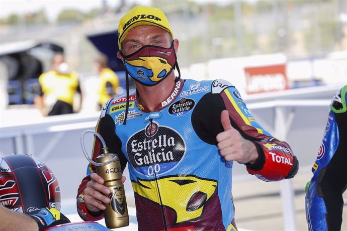 Sam Lowes saluda tras el Gran Premio de Andalucía 2020