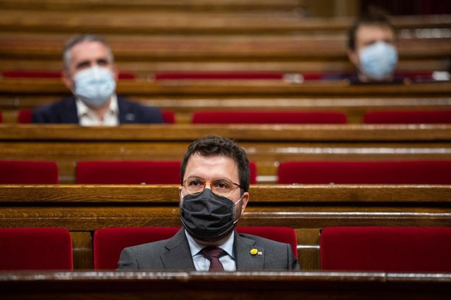 El vicepresidente de la Generalitat, Pere Aragonès