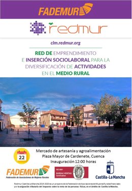 Mujeres rurales de Fademur llevarán a Cardenete la experiencia emprendedora en una feria artesana este viernes