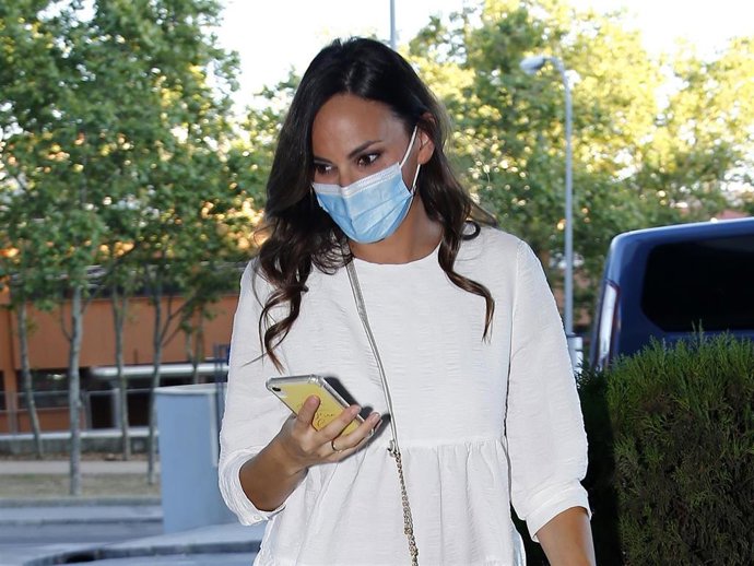 Irene Rosales, con la mascarilla obligatoria a causa del Covid-19