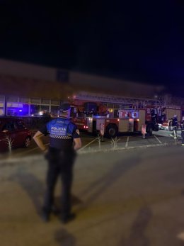 Imagen del incendio.