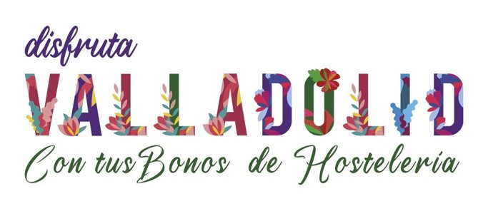 Logo de la campaña de bonos de descuento en la hostelería de Valladolid.