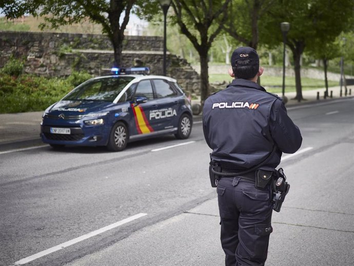 Un agente de la Policía Nacional en una imagen de archivo.