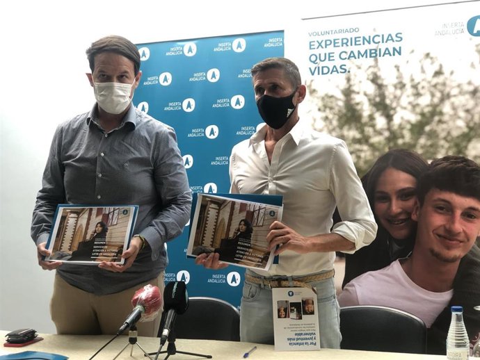 Inserta Andalucía durante la presentación del informe de resultados del servicio de atención a las víctimas de discriminación LGTBI