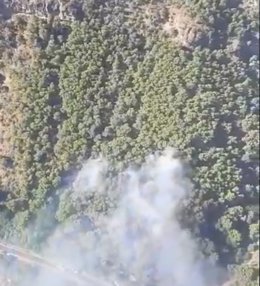 Incendio forestal en Ardales