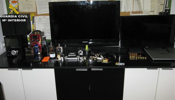 Objetos procedentes de los robos