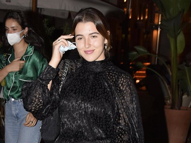 Alba Díaz, de cena por la capital recientemente