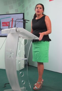 La coordinadora del grupo parlamentario del PSOE de Jaén, Ángeles Férriz, en una foto de archivo.