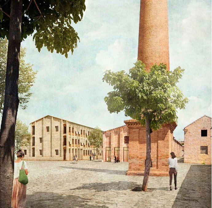 Una de las propuestas recibidas por el jurado del concurso de ideas para la construcción de vivienda pública en Palma y Marratxí.