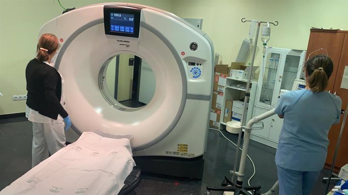 El Hospital Valle de los Pedroches instala un equipo de tomografía computarizada del proyecto Huella de Energía