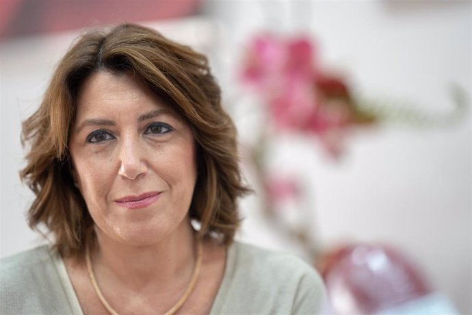 La secretaria general del PSOE-A, Susana Díaz