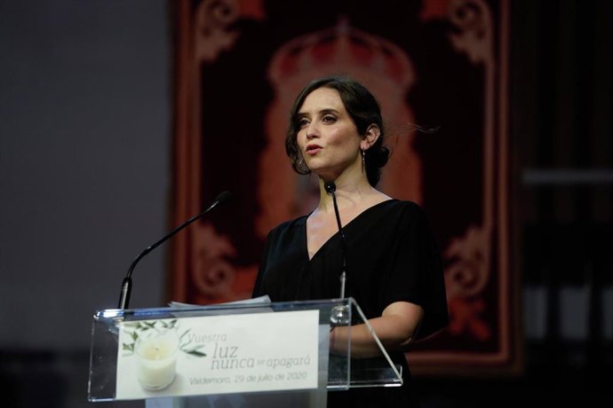 La presidenta madrileña, Isabel Díaz Ayuso.