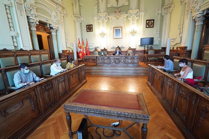 Reunión de la Junta de Gobierno del Ayuntamiento de Valladolid.