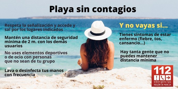 Recomendaciones para disfrutar de las playas sin contagios