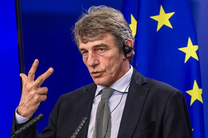 El presidente del Parlamento Europeo, David Sassoli