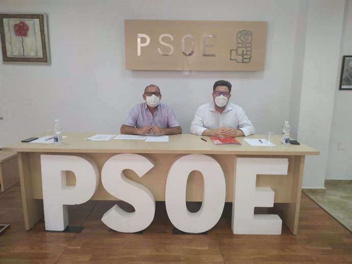 Sánchez Haro (PSOE), en rueda de prensa en Pulpí
