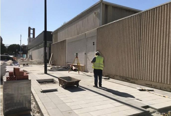 Obras del eje Arabial-Palencia