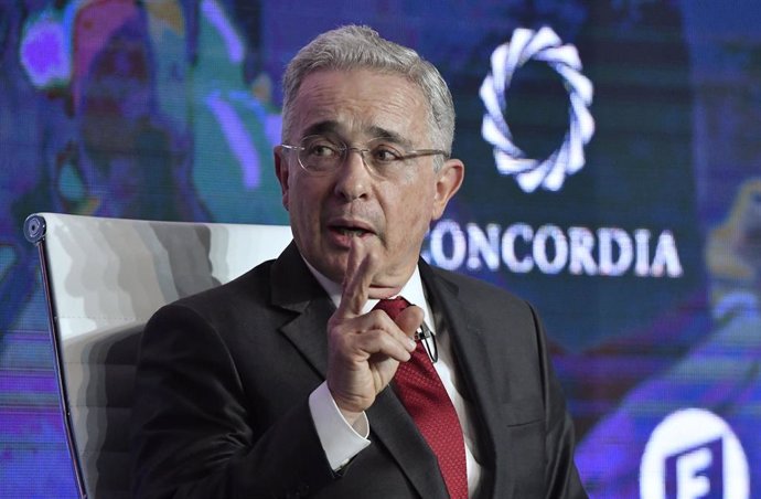 El ex presidente colombiano Álvaro Uribe