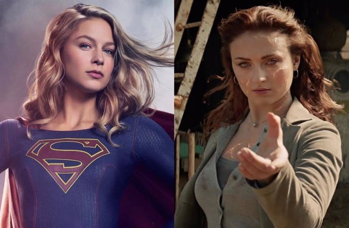 Melissa Benoist En 'Supergirl' Y Sophie Turner En 'X-Men: Fénix Oscura'