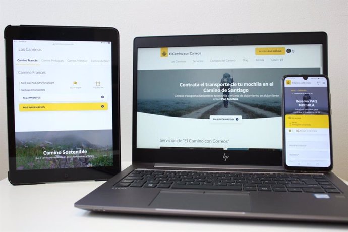 Correos lanza su nueva web para el Camino de Santiago.