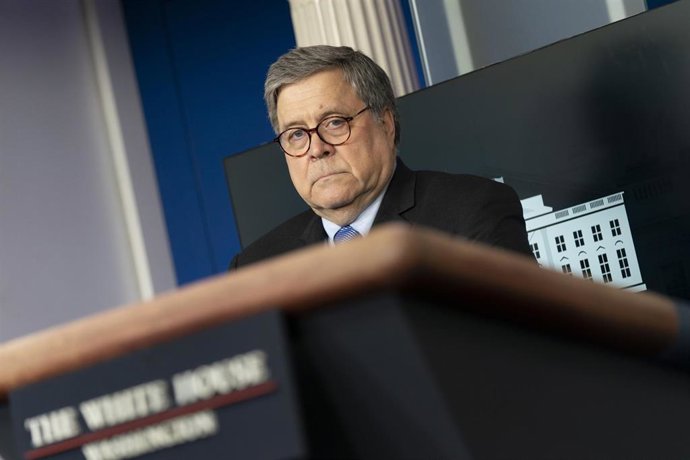 El fiscal general de EEUU, William Barr.  