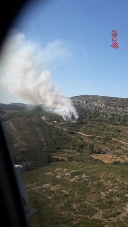 Incendio en Siete Aguas