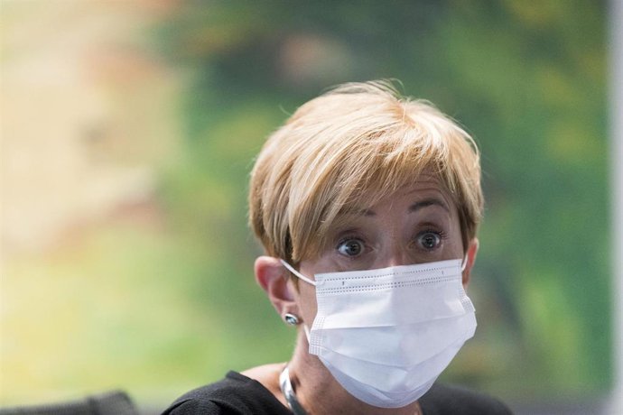 La Consejera de Desarrollo Económico e Infraestructuras del Gobierno vasco, Arantxa Tapia, durante una entrevista con Europa Press