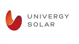 Logo de la empresa Univergy Solar.